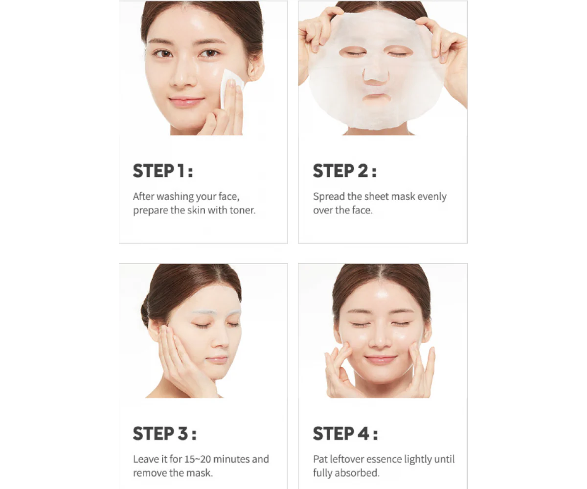 MISSHA Airy Fit Sheet Mask with Rice-Μάσκα με εκχύλισμα ρυζιού για θρέψη (1 pc)