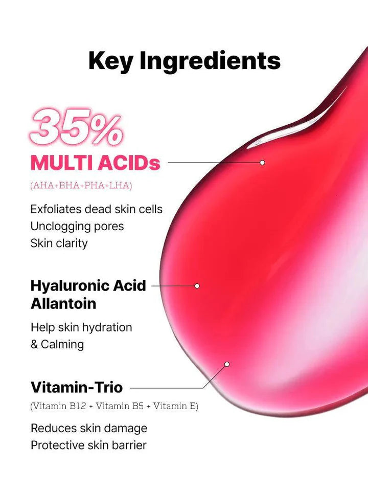 COSRX The AHA BHA PHA LHA 35 Peel-Ισχυρό απολεπιστικό προϊόν (30 ml)