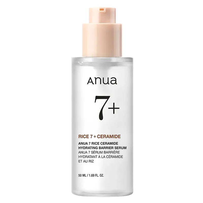 ANUA Rice 7 Ceramide Hydrating Barrier Serum-Ενυδατικός Ορός με Ρύζι και 7 Κεραμίδια (50 ml)