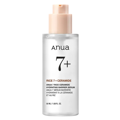 ANUA Rice 7 Ceramide Hydrating Barrier Serum-Ενυδατικός Ορός με Ρύζι και 7 Κεραμίδια (50 ml)