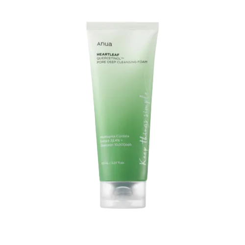 ANUA Heartleaf Quercetinol Pore Deep Cleansing Foam-Απαλός Αφρός Καθαρισμού Προσώπου και Ματιών (150 ml)