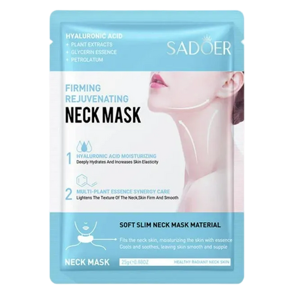 SADOER Firming Rejuvenating Neck Mask-Συσφιγκτική και Αναζωογονητική Μάσκα Λαιμού (1 pc)