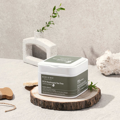 Mary&May Cica Houttuynia Tea Tree Calming Mask-Καταπραϋντικές Μάσκες Προσώπου (30 pcs)