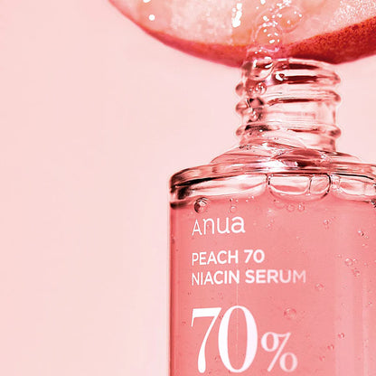 ANUA Peach 70% Niacinamide Serum-Ορός Προσώπου με 70% Ροδάκινο και 5% Νιασιναμίδη (30 ml)