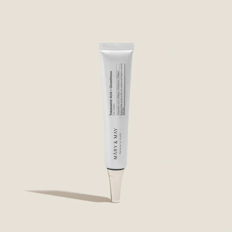 Mary&May Tranexamic Acid+ Glutathion Eye Cream-Kρέμα Mατιών για Mείωση Σκουρόχρωμων Κύκλων (12gr)