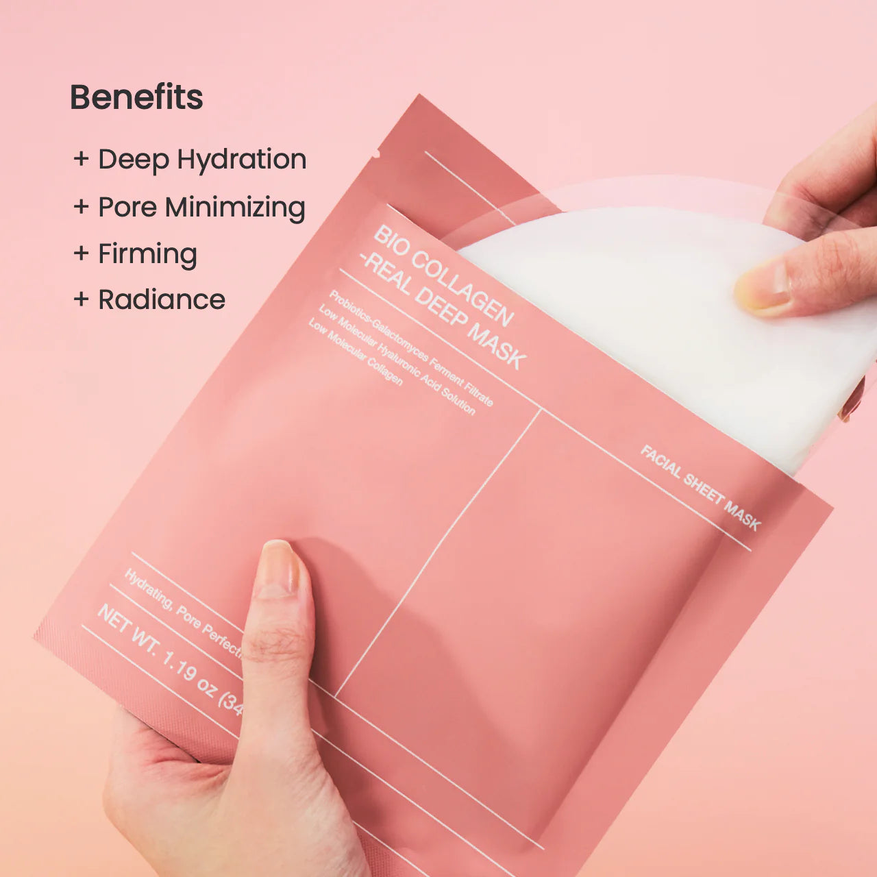 Biodance Bio Collagen-Real Deep Mask-Μάσκα με κολλαγόνο για αναζωογόνηση και θρέψη της επιδερμίδα (1 pc)