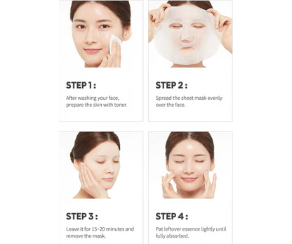 MISSHA Airy Fit Sheet Mask with Cucumber-Μάσκα με εκχύλισμα αγγουριού για ενυδάτωση, αίσθηση φρεσκάδας (1 pc)