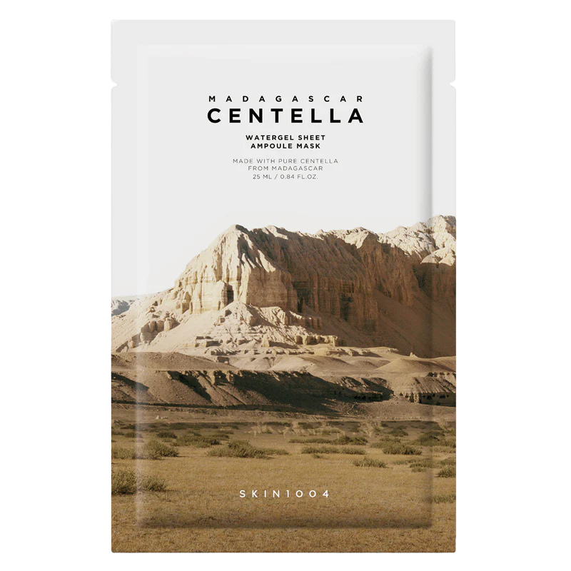 SKIN1004 Madagascar Centella Watergel Sheet Ampoule Mask-Ενυδατική gel μάσκα ενυδάτωσης με Σεντέλα (25 ml)