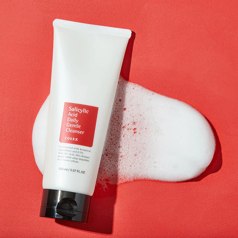COSRX Salicylic Acid Daily Gentle Cleanser-Αφρός Καθαρισμού Προσώπου με Σαλικυλικό Οξύ για Ακνεϊκές Επιδερμίδες (150 ml)