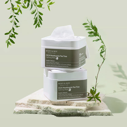 Mary&May Cica Houttuynia Tea Tree Calming Mask-Καταπραϋντικές Μάσκες Προσώπου (30 pcs)