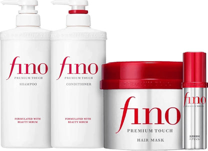 Shiseido Fino Premium Touch Penetrating Essence Hair Mask-Μάσκα Μαλλιών για Λείανση (140 ml)
