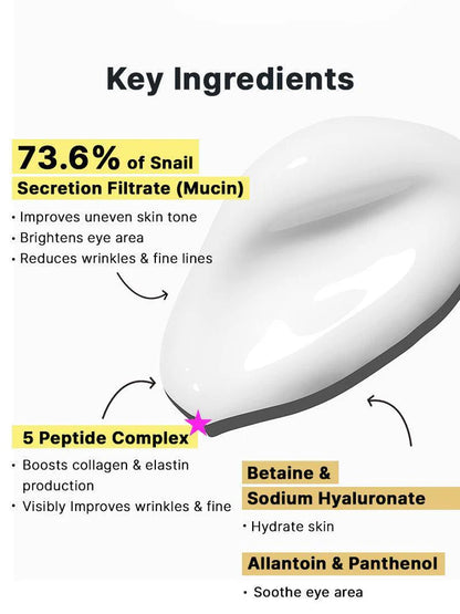 COSRX Advanced Snail Peptide Eye Cream-Κρέμα Ματιών με Σαλιγκάρι & Πεπτίδια (25 ml)