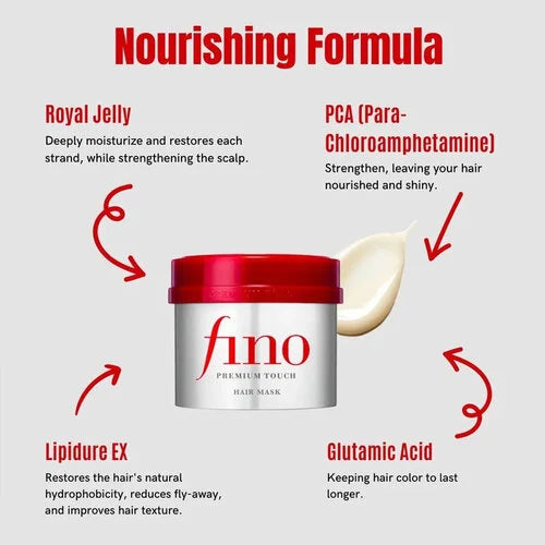 Shiseido Fino Premium Touch Penetrating Essence Hair Mask-Μάσκα Μαλλιών για Λείανση (140 ml)