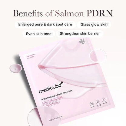Medicube PDRN Pink Collagen Gel Mask - Μάσκα Gel με PDRN & Κολλαγόνο (1 pc)