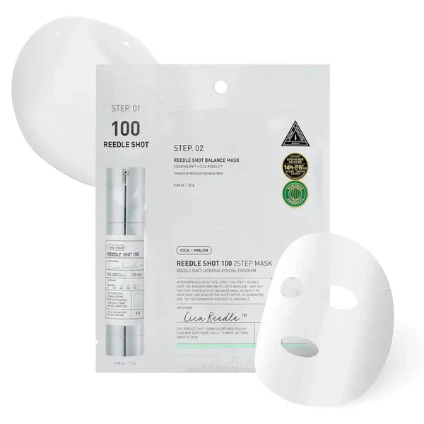 VT Cosmetics Reedle Shot 100 2Step Mask-Μάσκα 2 βημάτων με τεχνολογία μικροβελόνων