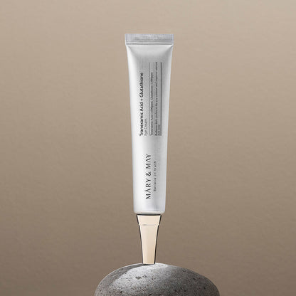 Mary&May Tranexamic Acid+ Glutathion Eye Cream-Kρέμα Mατιών για Mείωση Σκουρόχρωμων Κύκλων (12gr)