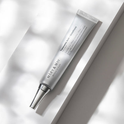 Mary&May Tranexamic Acid+ Glutathion Eye Cream-Kρέμα Mατιών για Mείωση Σκουρόχρωμων Κύκλων (12gr)