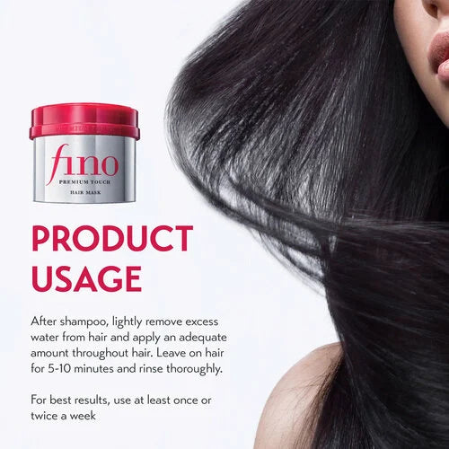 Shiseido Fino Premium Touch Penetrating Essence Hair Mask-Μάσκα Μαλλιών για Λείανση (140 ml)