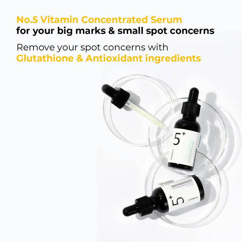 Numbuzin No.5 Vitamin C Concentrated Serum - Αντιοξειδωτικός ορός Βιταμίνης C (30 ml)