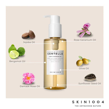 SKIN1004 Madagascar Centella Light Cleansing Oil-Έλαιο καθαρισμού και ντεμακιγιάζ με σεντελα ασιατικα (200 ml)