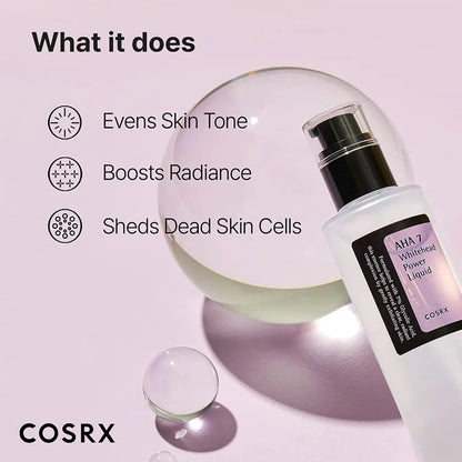 COSRX AHA 7 Whitehead Power Liquid-Απολεπιστικό τόνερ για Στίγματα και Ανομοιόμορφη υφή (100 ml)
