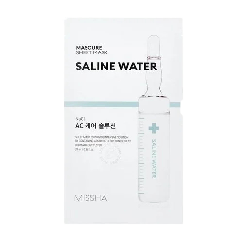 MISSHA Mascure AC Care Saline Water Sheet Mask -Ενυδατική μάσκα προσώπου με εκχύλισμα θαλασσινού νερού(1 pc)