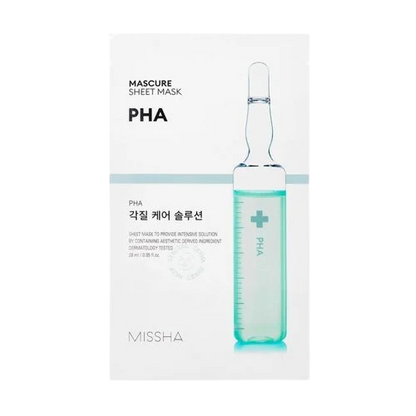 MISSHA Mascure Peeling PHA Sheet Mask-Μάσκα απολέπισης (1 pc)