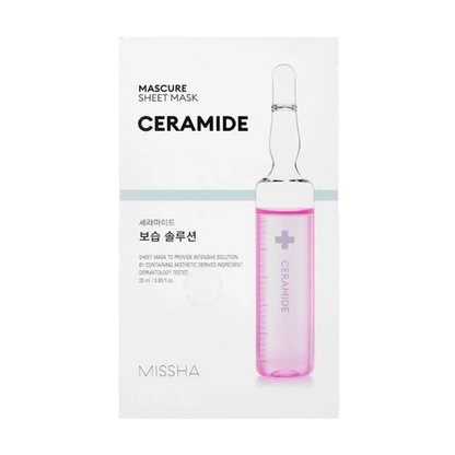 MISSHA Mascure Moisture Barrier Ceramide Sheet Mask-Μάσκα ενίσχυσης δερματικού φραγμού (1 pc)