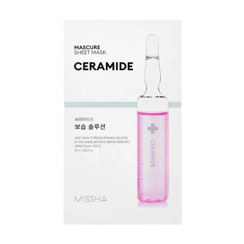 MISSHA Mascure Moisture Barrier Ceramide Sheet Mask-Μάσκα ενίσχυσης δερματικού φραγμού (1 pc)