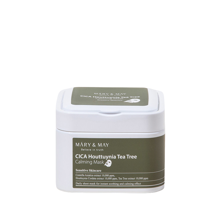 Mary&May Cica Houttuynia Tea Tree Calming Mask-Καταπραϋντικές Μάσκες Προσώπου (30 pcs)
